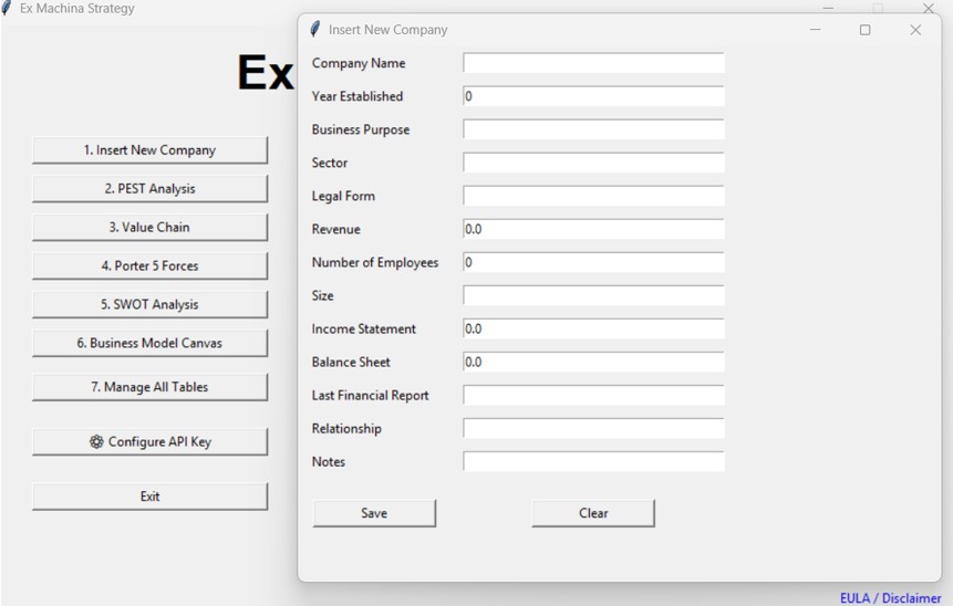 Company Configuration